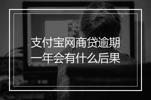 支付宝网商贷逾期一年会有什么后果