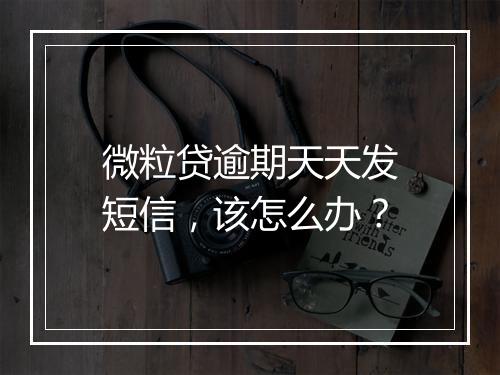 微粒贷逾期天天发短信，该怎么办？