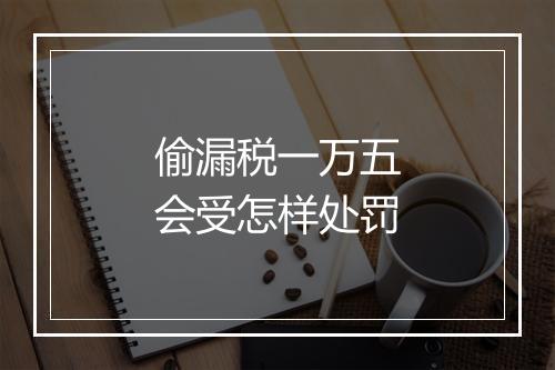 偷漏税一万五会受怎样处罚
