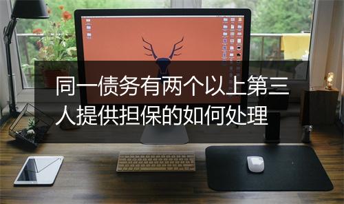 同一债务有两个以上第三人提供担保的如何处理