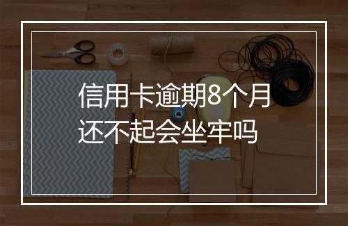 信用卡逾期8个月还不起会坐牢吗