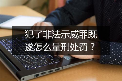 犯了非法示威罪既遂怎么量刑处罚？