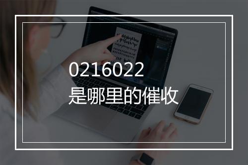 0216022是哪里的催收