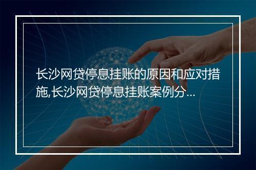 长沙网贷停息挂账的原因和应对措施,长沙网贷停息挂账案例分析