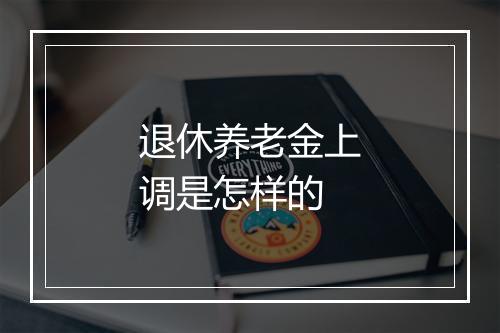 退休养老金上调是怎样的