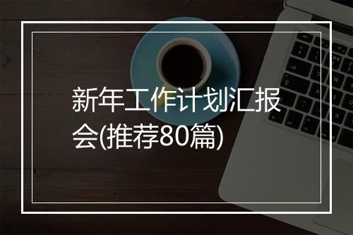 新年工作计划汇报会(推荐80篇)
