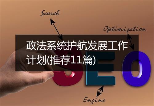 政法系统护航发展工作计划(推荐11篇)