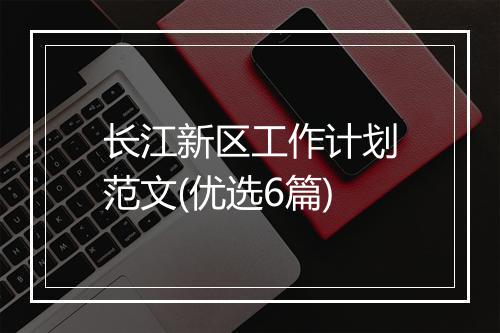 长江新区工作计划范文(优选6篇)