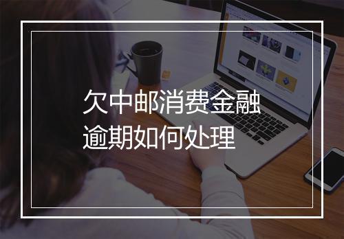 欠中邮消费金融逾期如何处理