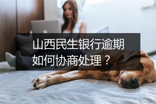 山西民生银行逾期如何协商处理？