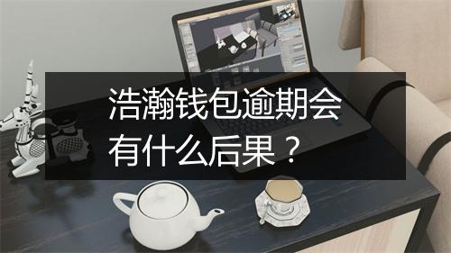 浩瀚钱包逾期会有什么后果？