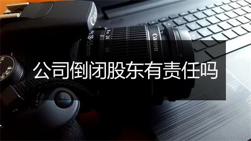 公司倒闭股东有责任吗