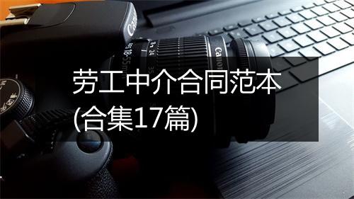 劳工中介合同范本(合集17篇)