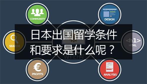 日本出国留学条件和要求是什么呢？
