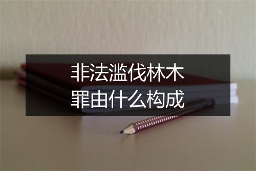 非法滥伐林木罪由什么构成