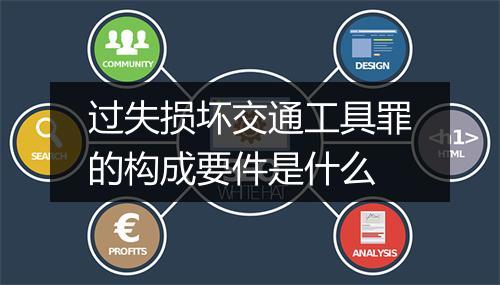 过失损坏交通工具罪的构成要件是什么