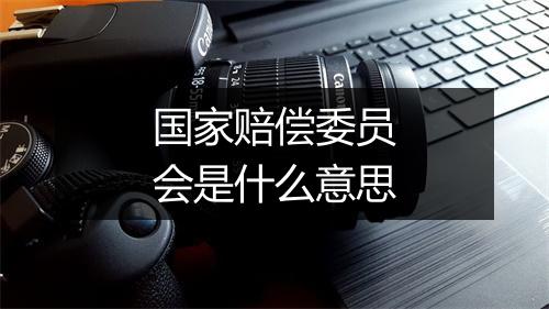 国家赔偿委员会是什么意思