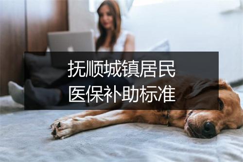 抚顺城镇居民医保补助标准