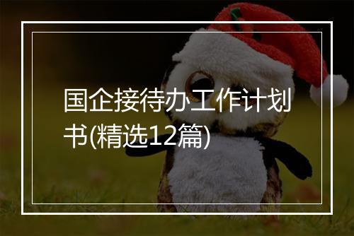国企接待办工作计划书(精选12篇)