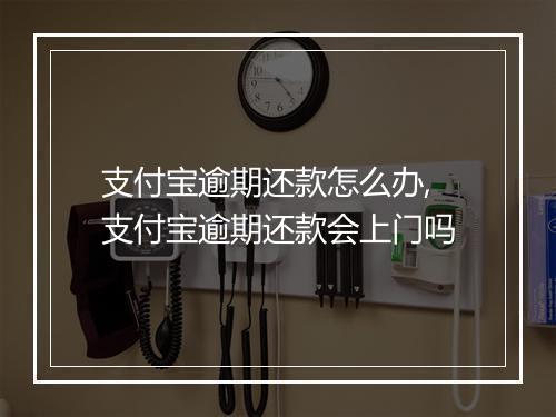 支付宝逾期还款怎么办,支付宝逾期还款会上门吗