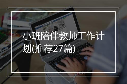 小班陪伴教师工作计划(推荐27篇)