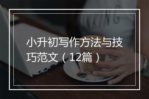 小升初写作方法与技巧范文（12篇）