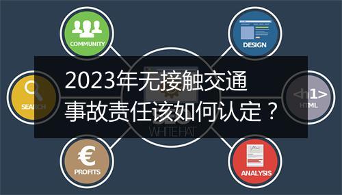 2023年无接触交通事故责任该如何认定？