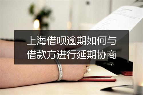 上海借呗逾期如何与借款方进行延期协商