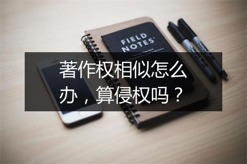 著作权相似怎么办，算侵权吗？