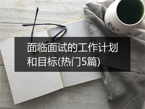 面临面试的工作计划和目标(热门5篇)