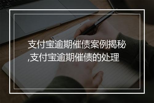 支付宝逾期催债案例揭秘,支付宝逾期催债的处理
