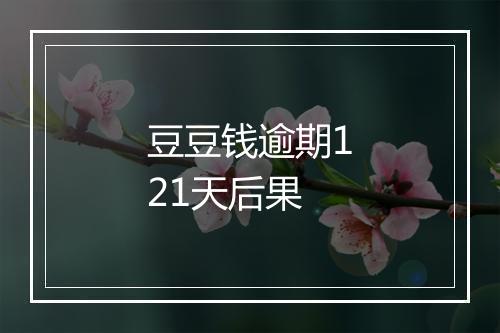 豆豆钱逾期121天后果