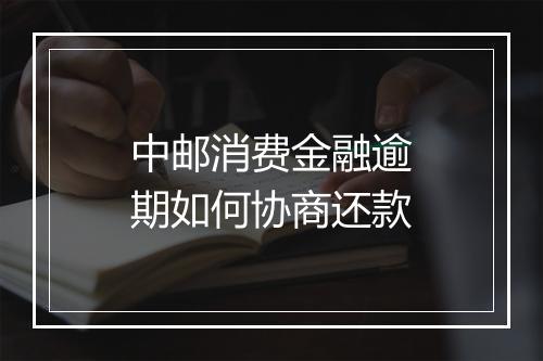 中邮消费金融逾期如何协商还款