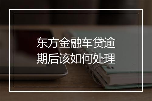 东方金融车贷逾期后该如何处理