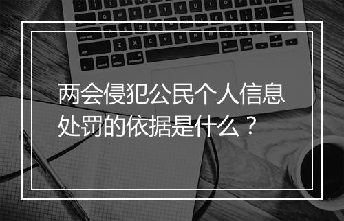 两会侵犯公民个人信息处罚的依据是什么？