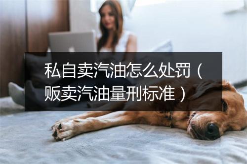 私自卖汽油怎么处罚（贩卖汽油量刑标准）
