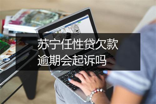 苏宁任性贷欠款逾期会起诉吗