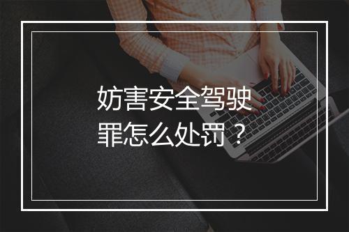 妨害安全驾驶罪怎么处罚？