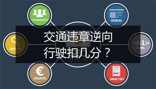 交通违章逆向行驶扣几分？