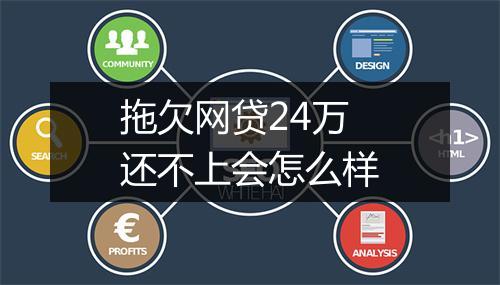 拖欠网贷24万还不上会怎么样