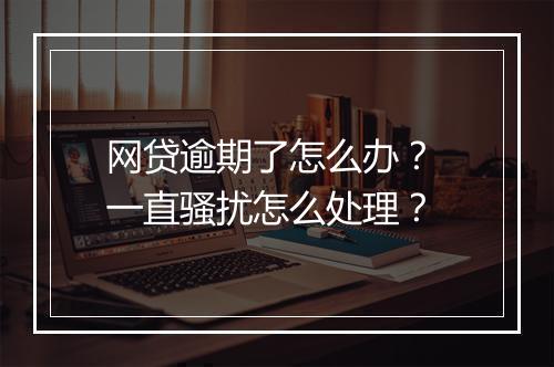 网贷逾期了怎么办？ 一直骚扰怎么处理？