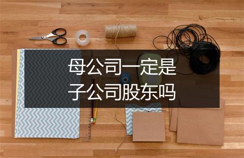 母公司一定是子公司股东吗