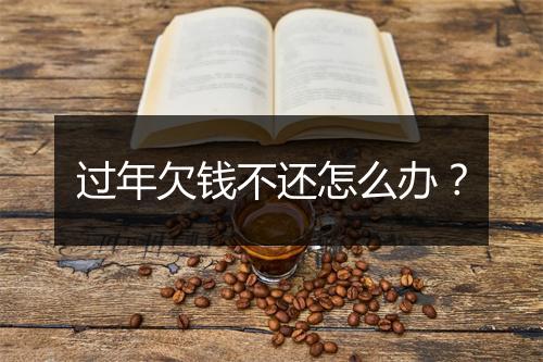 过年欠钱不还怎么办？