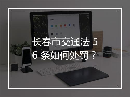 长春市交通法 56 条如何处罚？