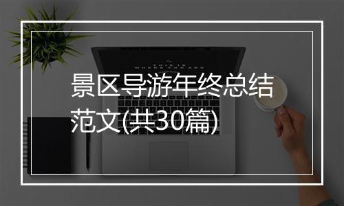 景区导游年终总结范文(共30篇)