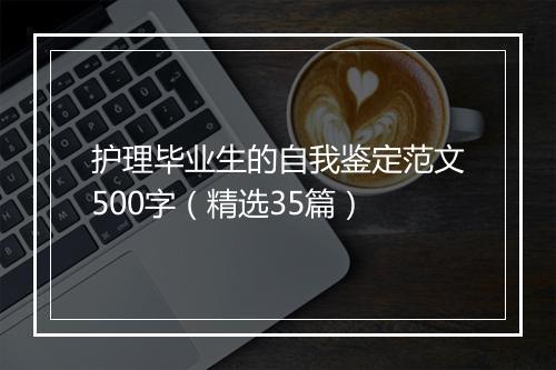护理毕业生的自我鉴定范文500字（精选35篇）
