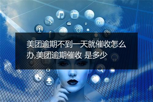 美团逾期不到一天就催收怎么办,美团逾期催收 是多少