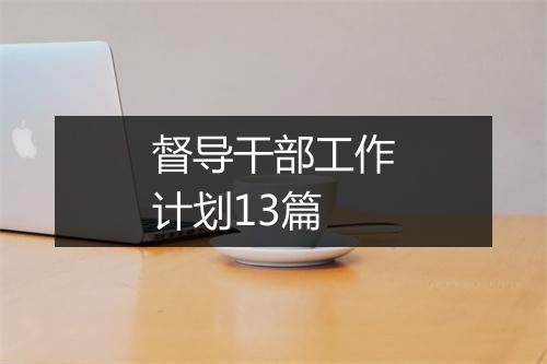 督导干部工作计划13篇