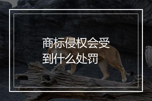 商标侵权会受到什么处罚