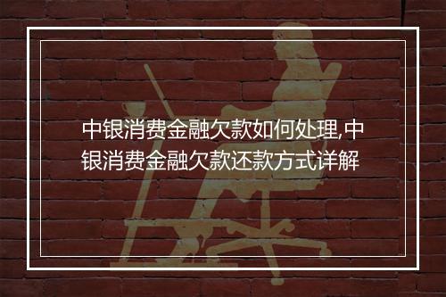 中银消费金融欠款如何处理,中银消费金融欠款还款方式详解
